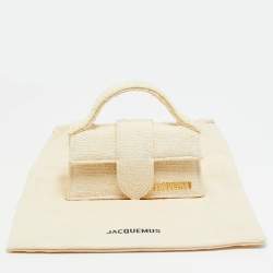 مملوكة مسبقًا Jacquemus Le Bambino Mini Off White Top Handle Bag