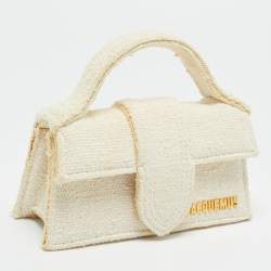 مملوكة مسبقًا Jacquemus Le Bambino Mini Off White Top Handle Bag