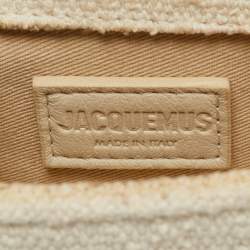 مملوكة مسبقًا Jacquemus Le Bambino Mini Off White Top Handle Bag