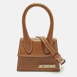 Pre Owned Jacquemus Le Chiquito Mini Leather Top Handle Bag