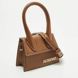 Pre Owned Jacquemus Le Chiquito Mini Leather Top Handle Bag