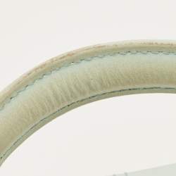 مملوكة مسبقًا Jacquemus Le Bambino Mini Light Blue Nubuck Leather Top Handle Bag