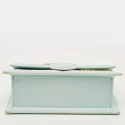 مملوكة مسبقًا Jacquemus Le Bambino Mini Light Blue Nubuck Leather Top Handle Bag
