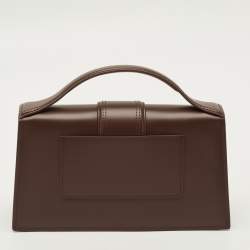 مملوكة مسبقًا حقيبة جاكيموس لو جراند بامبينو جلد أزرق بيد علوية