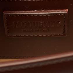 مملوكة مسبقًا حقيبة جاكيموس لو جراند بامبينو جلد أزرق بيد علوية