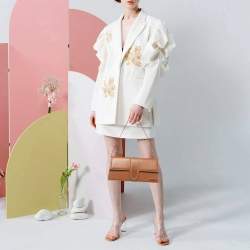 مملوكة مسبقًا Jacquemus Le Bambino Long Brown Leather Shoulder Bag