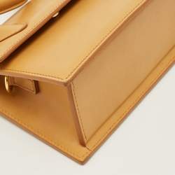 Pre Owned حقيبة جاكيموس لوشيكيتو نويد صغيرة جلد بني بمقبض علوي