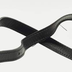 مملوكة مسبقًا Jacquemus Le Chiquito Moyen Black Leather Top Handle Bag