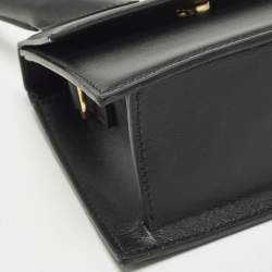 مملوكة مسبقًا Jacquemus Le Chiquito Moyen Black Leather Top Handle Bag