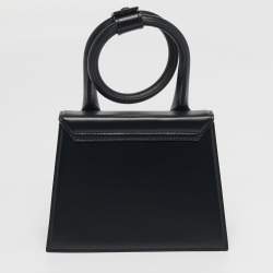 Pre Owned حقيبة جاكيموس جلد بنفسجي لي شيكيتو نود بيد علوية