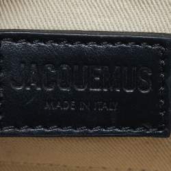 Pre Owned حقيبة جاكيموس جلد بنفسجي لي شيكيتو نود بيد علوية