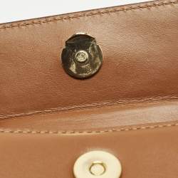 Pre Owned Jacquemus Le Chiquito Mini Brown Leather Top Handle Bag