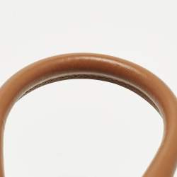 Pre Owned Jacquemus Le Chiquito Mini Brown Leather Top Handle Bag