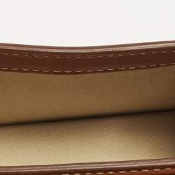Pre Owned Jacquemus Le Chiquito Mini Brown Leather Top Handle Bag
