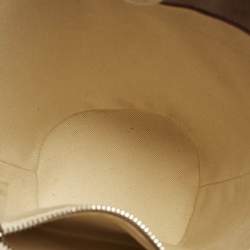 Pre Owned Jacquemus Bambola Le Petit Burgundy Leather Bucket Bag