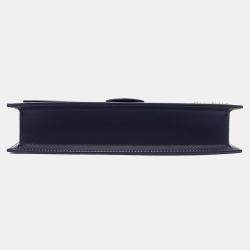 Pre Owned Jacquemus Black Leather Long Bambino Shoulder Bag