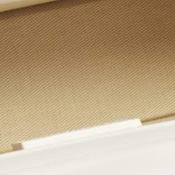 مملوكة مسبقًا Jacquemus Le Bambino Mini White Leather Top Handle Bag