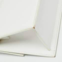 Pre Owned حقيبة يد جاكيموس لو شيكيتو كبيرة جلد أخضر