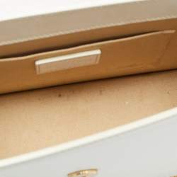 Pre Owned حقيبة يد جاكيموس لو شيكيتو كبيرة جلد أخضر