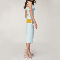 Pre Owned Jacquemus Yellow Leather Le Piccolo Shoulder Bag