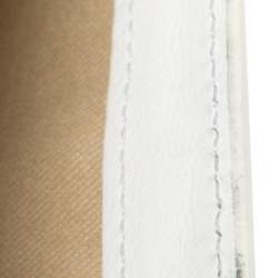 مملوكة مسبقًا Jacquemus White Leather Le Piccolo Shoulder Bag