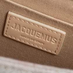 Pre Owned حقيبة جاكيموس لو غراند تشيكيتو كانفاس بيج بيد علوية 