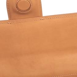 Pre Owned Jacquemus Tan Leather Le Grand Bambino Top Handle Bag