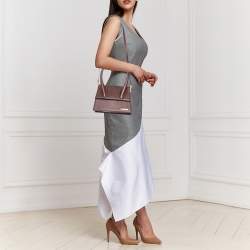 Pre Owned Jacquemus Dark Brown Leather Grand Le Chiquito Top Handle Bag