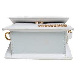 Pre Owned Jacquemus White Leather Le Chiquito Mini Bag
