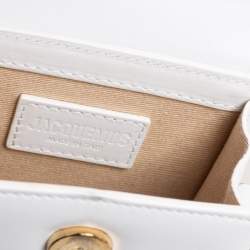 Pre Owned Jacquemus White Leather Le Chiquito Mini Bag
