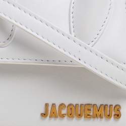 Pre Owned Jacquemus White Leather Le Chiquito Mini Bag