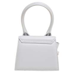 Pre Owned Jacquemus White Leather Le Chiquito Mini Bag