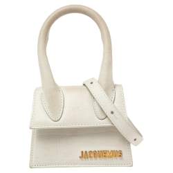 jacquemus croc bag white