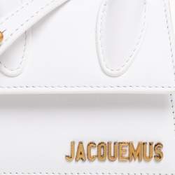 مملوكة مسبقًا Jacquemus White Leather Le Chiquito Mini Bag