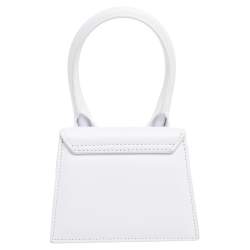 مملوكة مسبقًا Jacquemus White Leather Le Chiquito Mini Bag