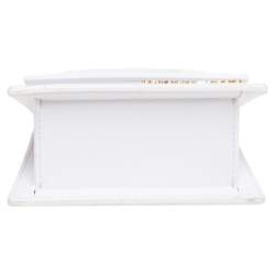 مملوكة مسبقًا Jacquemus White Leather Le Chiquito Mini Bag