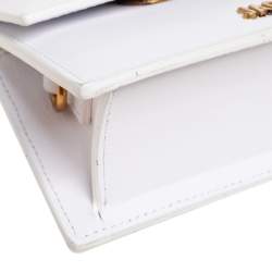مملوكة مسبقًا Jacquemus White Leather Le Chiquito Mini Bag