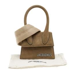 مملوكة مسبقًا حقيبة جاكويموس لوشيكويتو جلد نوبوك أخضر صغيرة