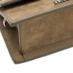 مملوكة مسبقًا حقيبة جاكويموس لوشيكويتو جلد نوبوك أخضر صغيرة