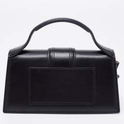 Pre Owned Jacquemus Black Leather Le Bambino Crossbody Bag