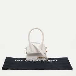 Pre Owned Jacquemus White Leather Le Chiquito Mini Bag