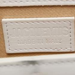 Pre Owned Jacquemus White Leather Le Chiquito Mini Bag