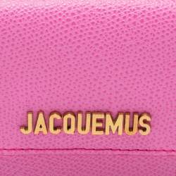 Pre Owned Jacquemus Pink Leather Le Sac Bracelet Wallet