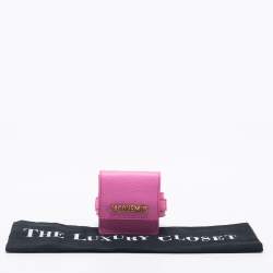 Pre Owned Jacquemus Pink Leather Le Sac Bracelet Wallet