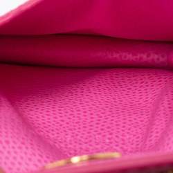 Pre Owned Jacquemus Pink Leather Le Sac Bracelet Wallet