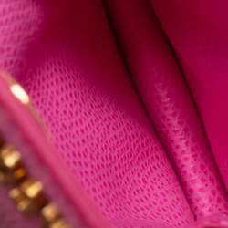 Pre Owned Jacquemus Pink Leather Le Sac Bracelet Wallet