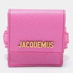 Pre Owned Jacquemus Pink Leather Le Sac Bracelet Wallet