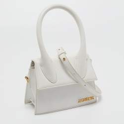 Pre Owned حقيبة جاكويموس غراند لو شيكيتو جلد وردي بيد علوية