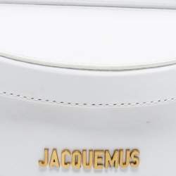 Pre Owned Jacquemus White Leather La Boite A Gateaux Shoulder Bag