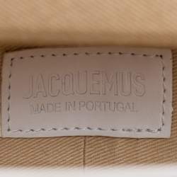 Pre Owned Jacquemus White Leather La Boite A Gateaux Shoulder Bag